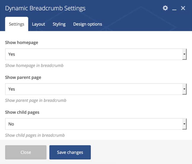 Breadcrumbs for WPBakery