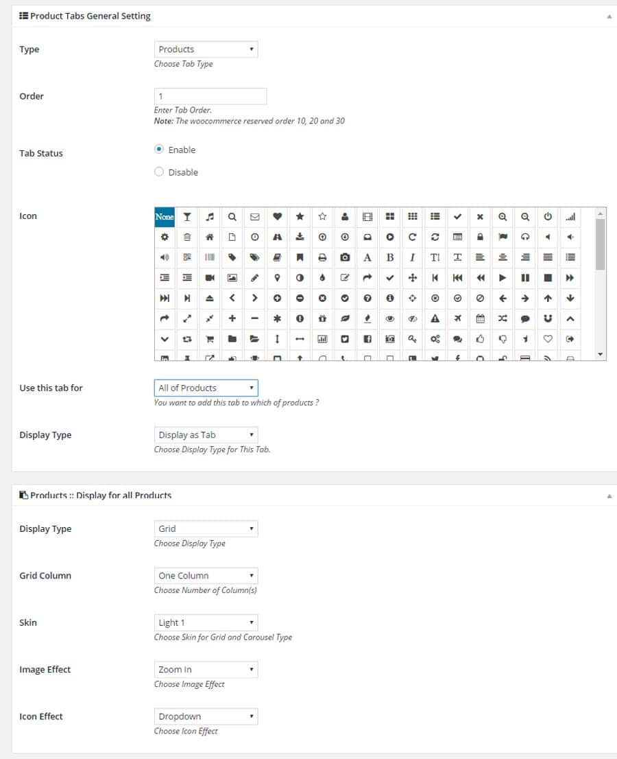 Woocommerce Tabs Pro