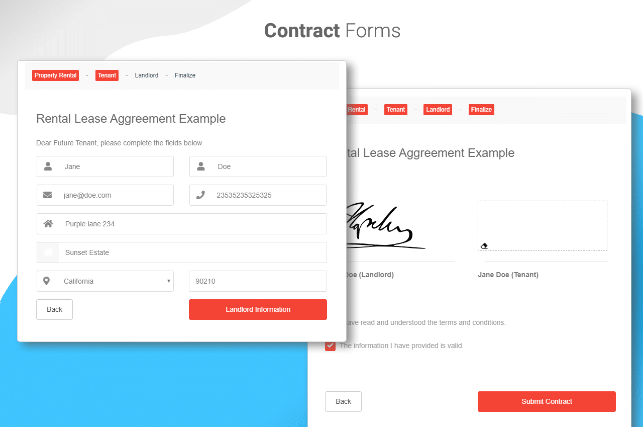 Digital Signatures for NEX-Forms