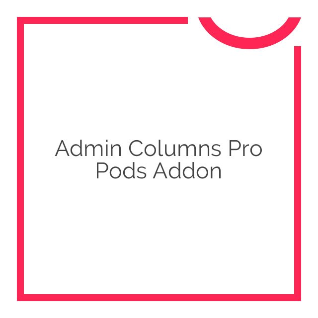 Admin Columns Pro