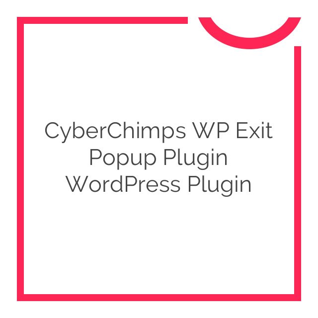 CyberChimps Exit Popup