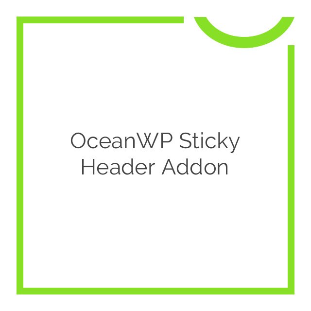 Sticky Header
