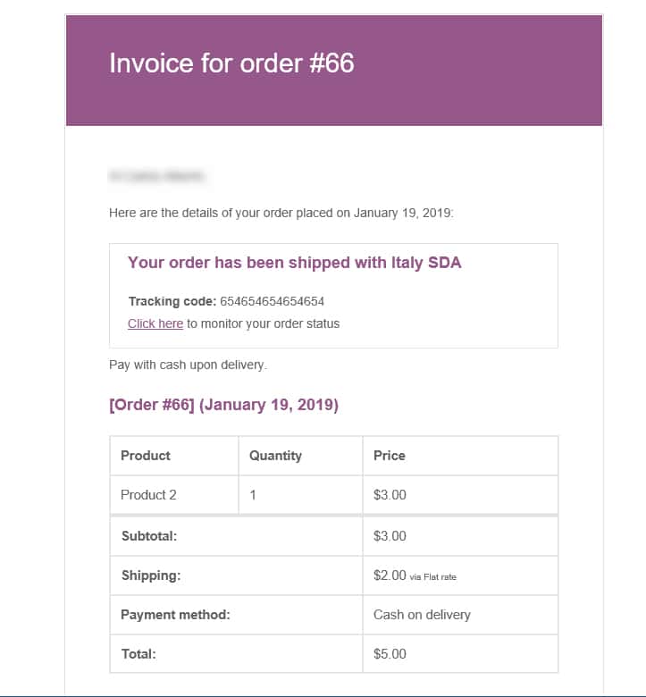 WooCommerce TrackingMore