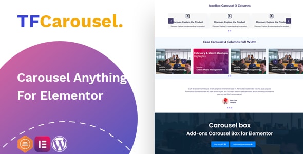 tfcarousel carousel anything for elementor