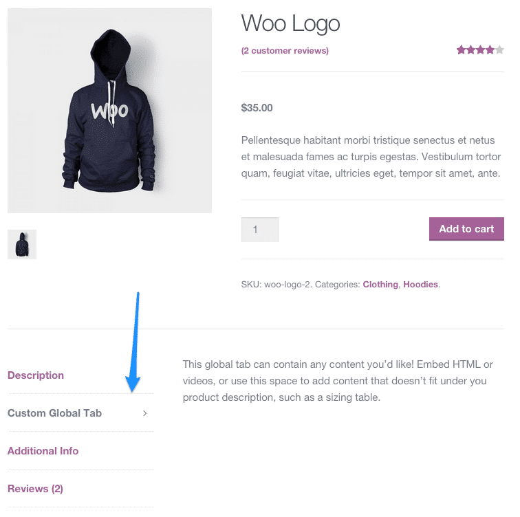 WooCommerce Tab Manager