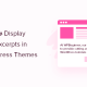 display post excerpts in WordPress theme og