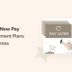 Payment Plans